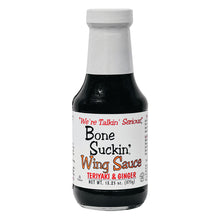 Wholesale Bone Suckin' Wing Sauce Teriyaki & Ginger 13.25 Oz Bottle- Bulk