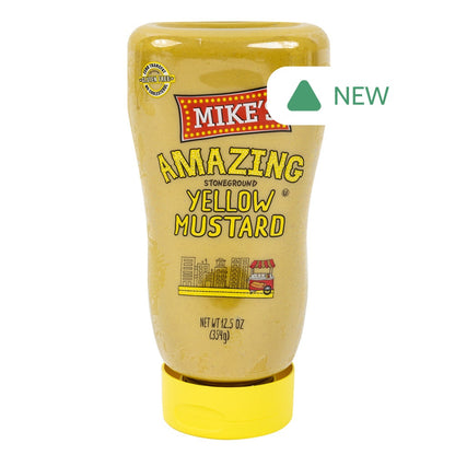 Wholesale Mike'S Amazing Stoneground Yellow Mustard 12.5 Oz Bottle- Bulk