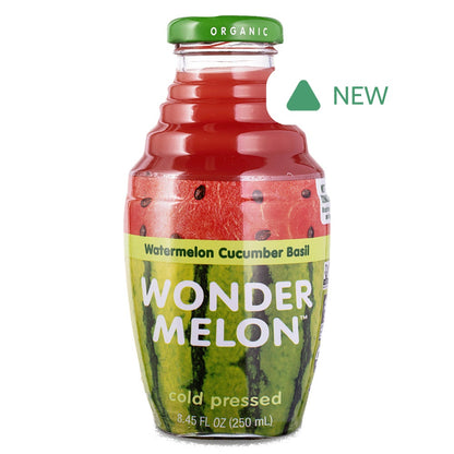 Wholesale Wonder Melon Watermelon Juice Cucumber Basil 8.45 Oz Bottle- Bulk
