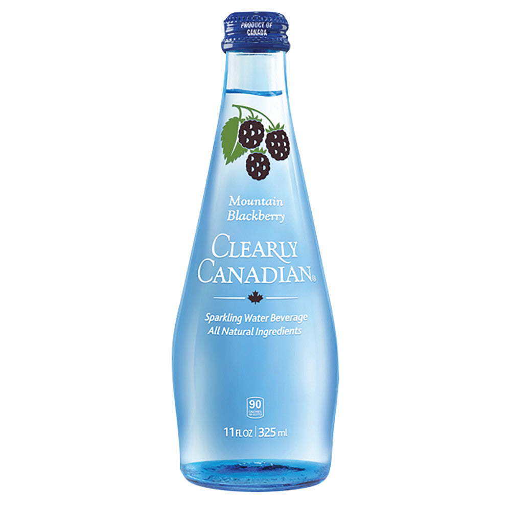 Wholesale Clearly Canadian Mountain Blackberry Sparkling Water 11 Oz Bottle- Bulk