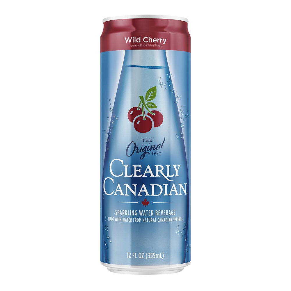 Wholesale Clearly Canadian Wild Cherry 12 Oz Can- Bulk