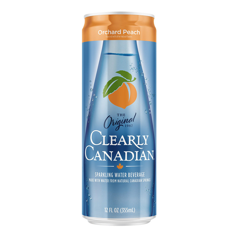 Wholesale Clearly Canadian Orchard Peach 12 Oz Can- Bulk