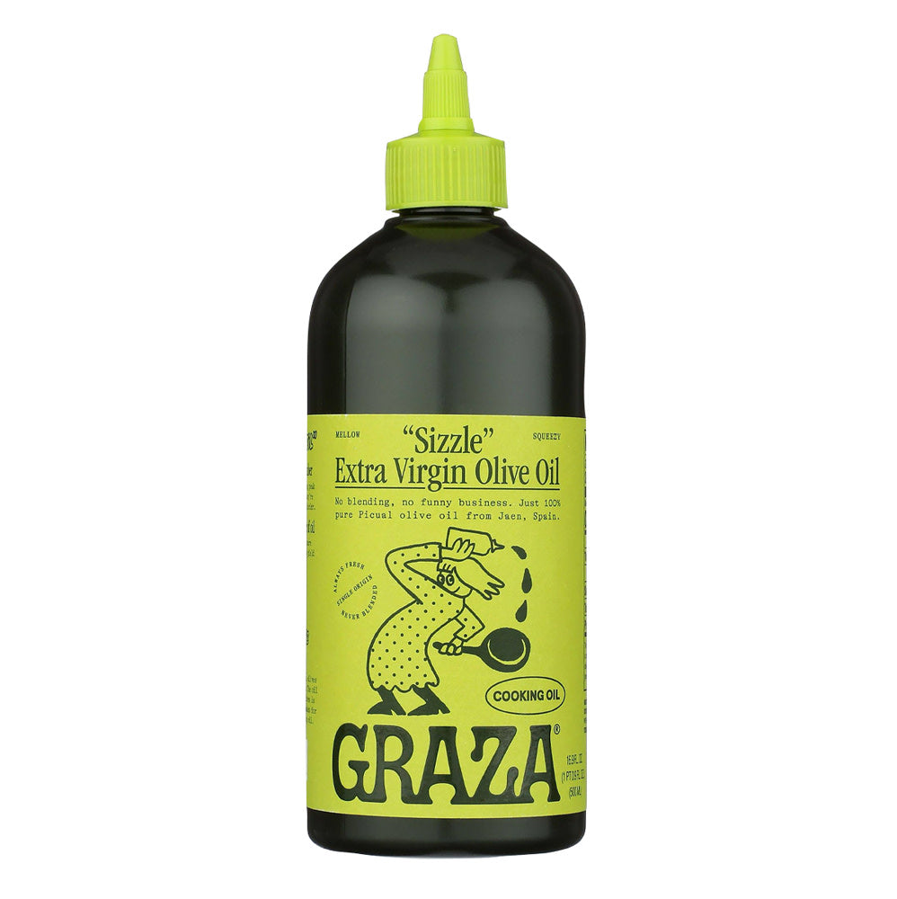 Wholesale Graza Sizzle Extra Virgin Olive Oil 16.9 Oz Bottle- Bulk