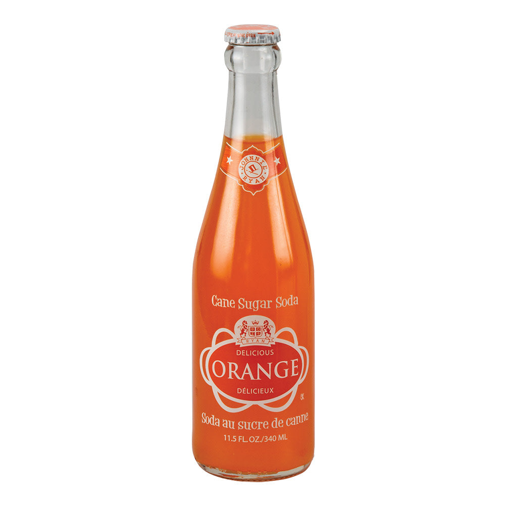 Wholesale Johnnie Ryan Orange Soda 4 Pk 11.5 Oz Bottle- Bulk