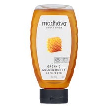 Wholesale Madhava Golden Honey Squeeze 16 Oz Bottle- Bulk