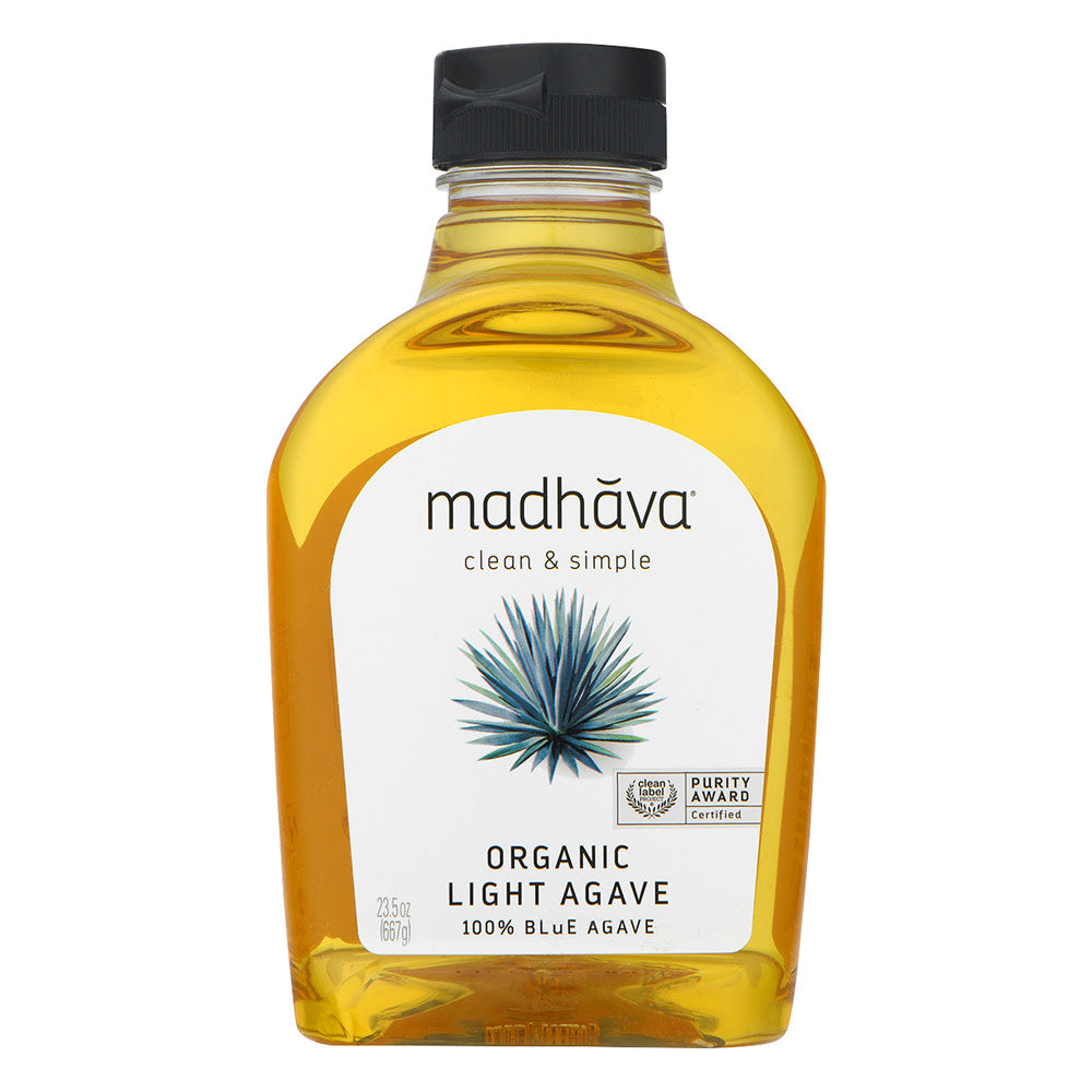 Wholesale Madhava Light Agave Nectar 23.5 Oz Bottle- Bulk