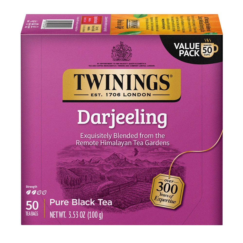 Wholesale Twinings Darjeeling Tea 50 Ct Box- Bulk