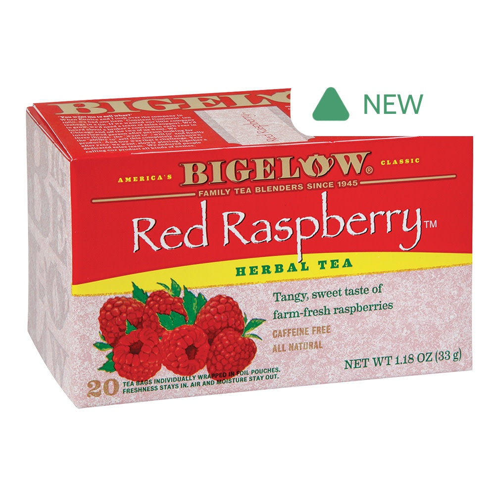 Wholesale Bigelow Red Raspberry Herbal Tea 20 Ct Box- Bulk