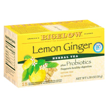 Wholesale Bigelow Lemon Ginger Herbal Tea 18 Ct Box- Bulk