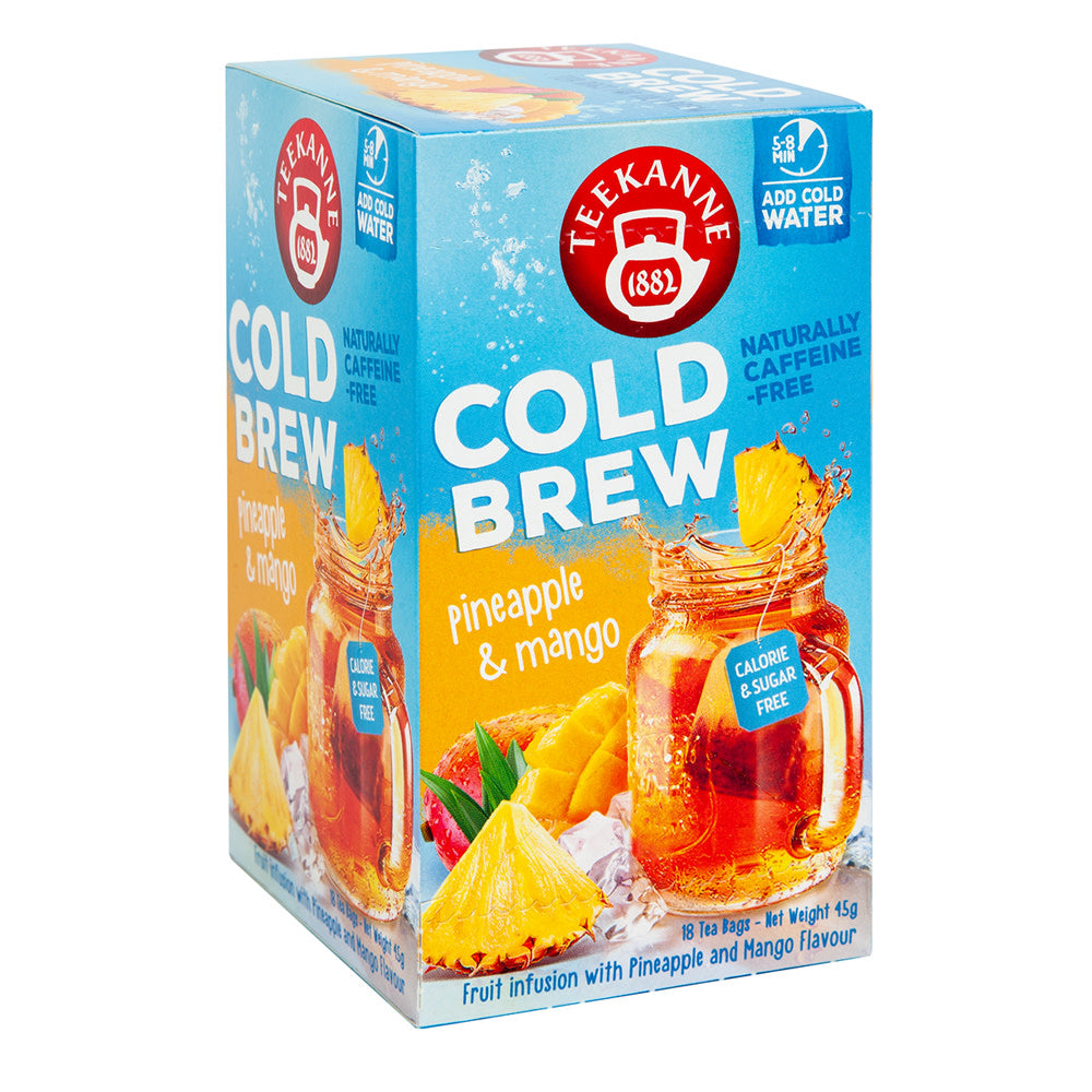Wholesale Teekanne Coldbrew Teabags Pineapple Mango 18 Ct Box- Bulk
