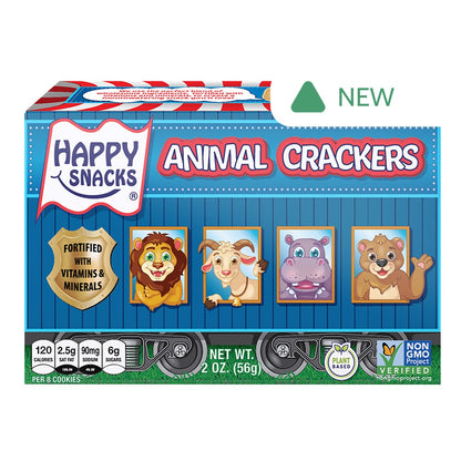 Wholesale Happy Snacks Animal Crackers 2 Oz Box- Bulk