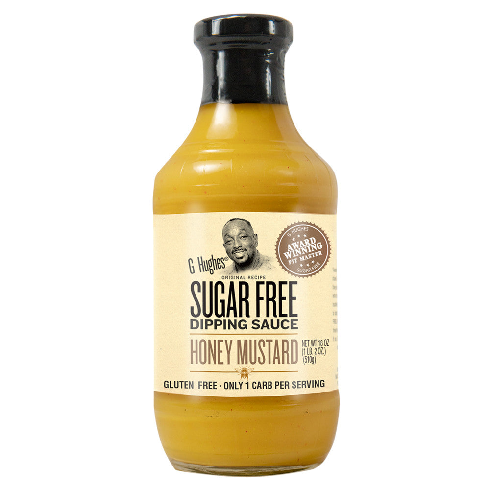 Wholesale G Hughes Sugar Free Honey Mustard Dipping Sauce 18 Oz Bottle- Bulk