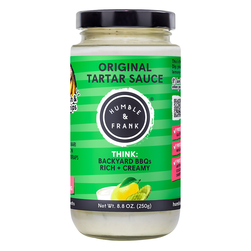 Wholesale Humble & Frank Original Tartar Sauce 8.8 Oz Jar- Bulk