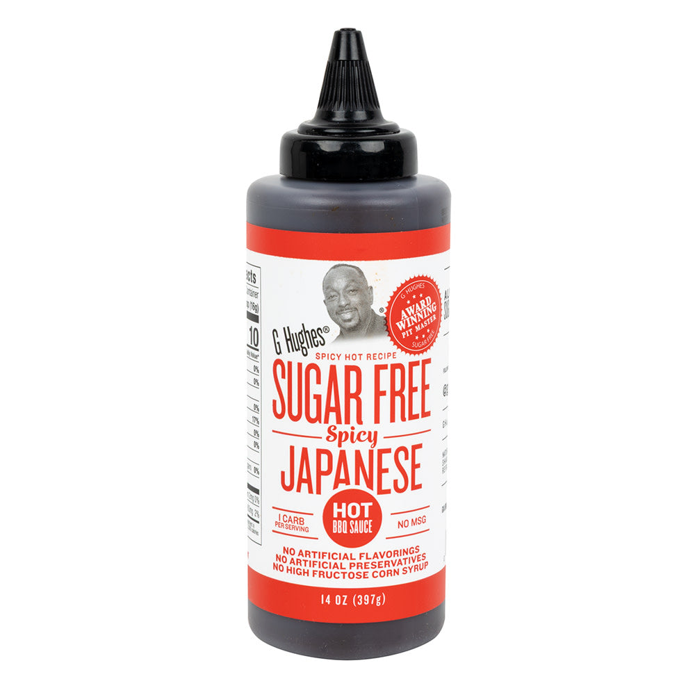 Wholesale G Hughes Sugar Free Spicy Japanese Sauce 14 Oz Bottle- Bulk