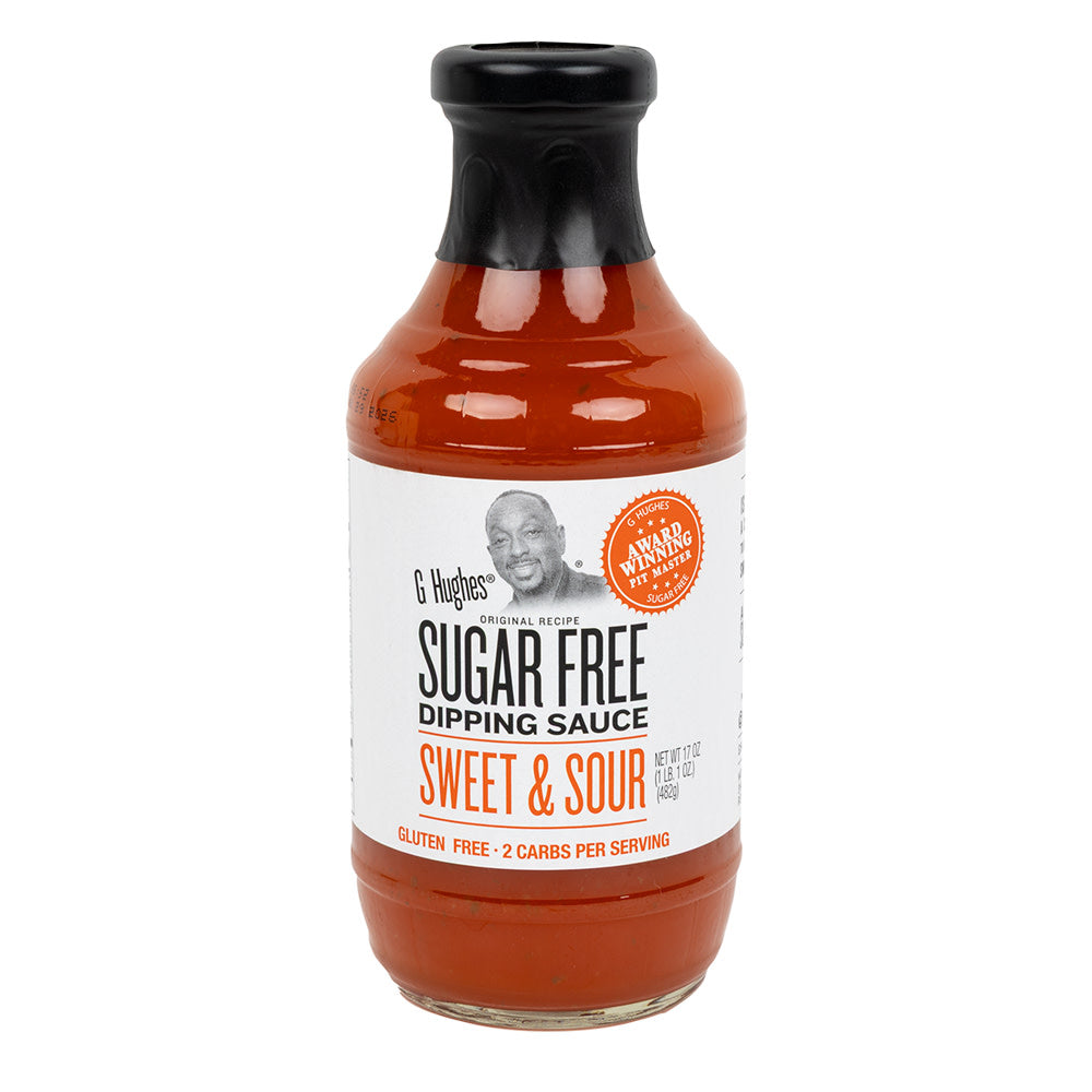 G Hughes Sugar Free Sweet & Sour Sauce 17 Oz Bottle
