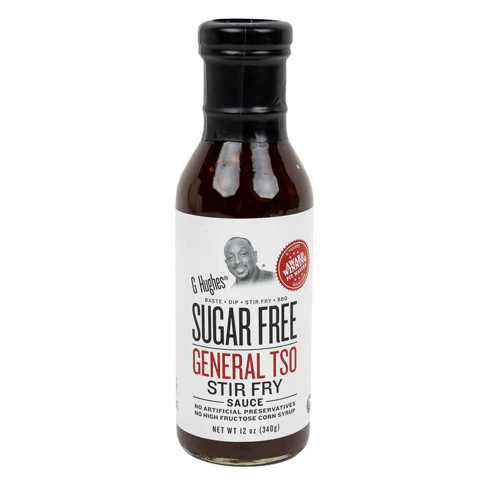 Wholesale G Hughes Sugar Free General Tso Sauce 12 Oz Bottle- Bulk