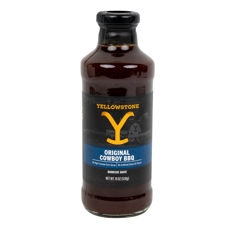 Wholesale Yellowstone Original Cowboy Bbq Sauce 19 Oz Bottle- Bulk