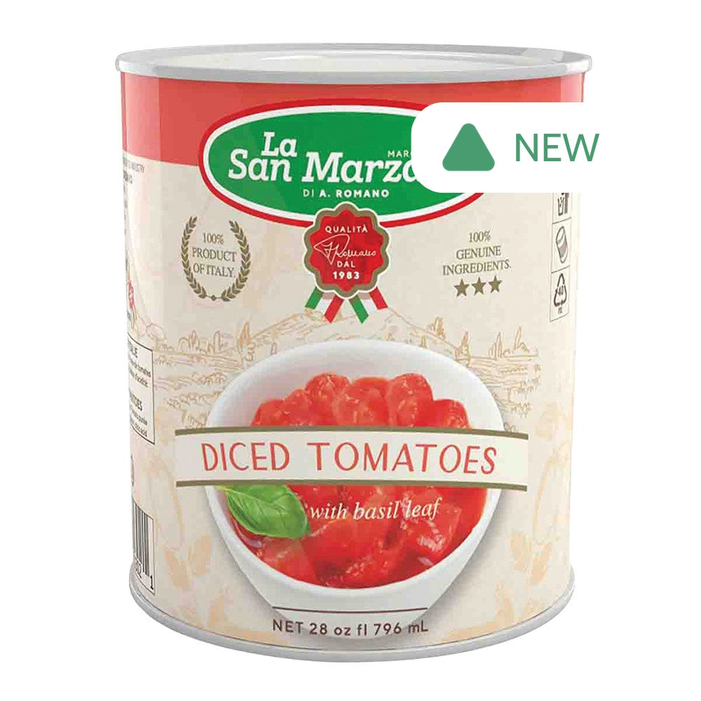 Wholesale La San Marzano Canned Diced Tomatoes 28 Oz Can- Bulk