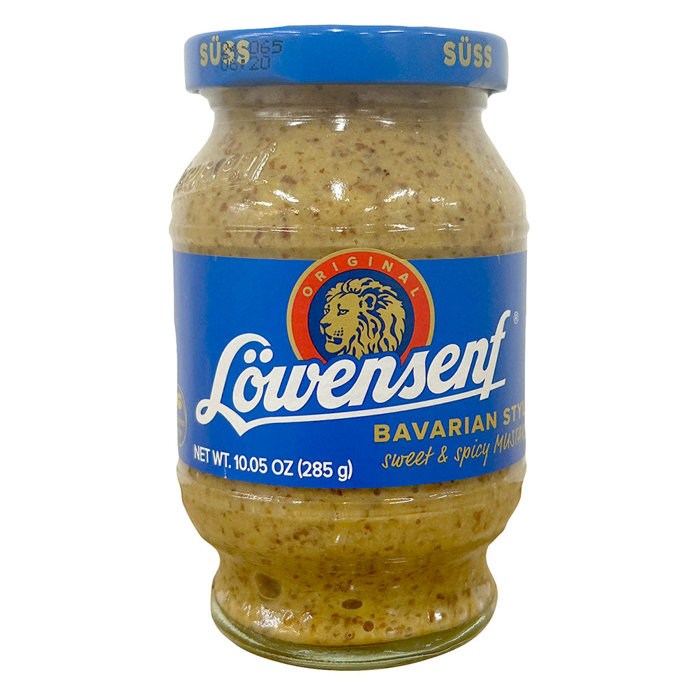 Wholesale Lowensenf Bavarian Style Sweet & Spicy Mustard 10.05 Oz Jar- Bulk