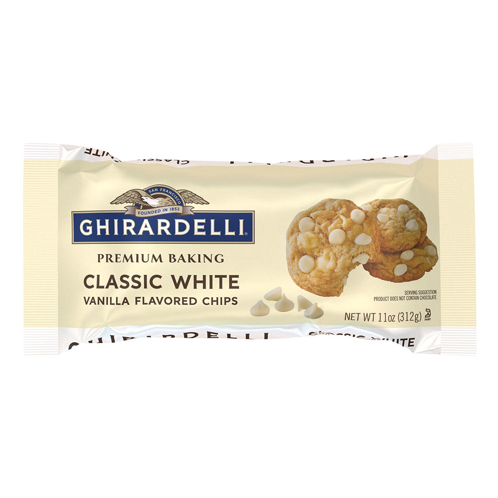 Wholesale Ghirardelli Classic White Baking Chips 11 Oz Bag- Bulk