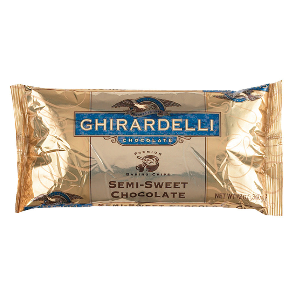 Wholesale Ghirardelli Semi-Sweet Baking Chips 12 Oz Bag- Bulk