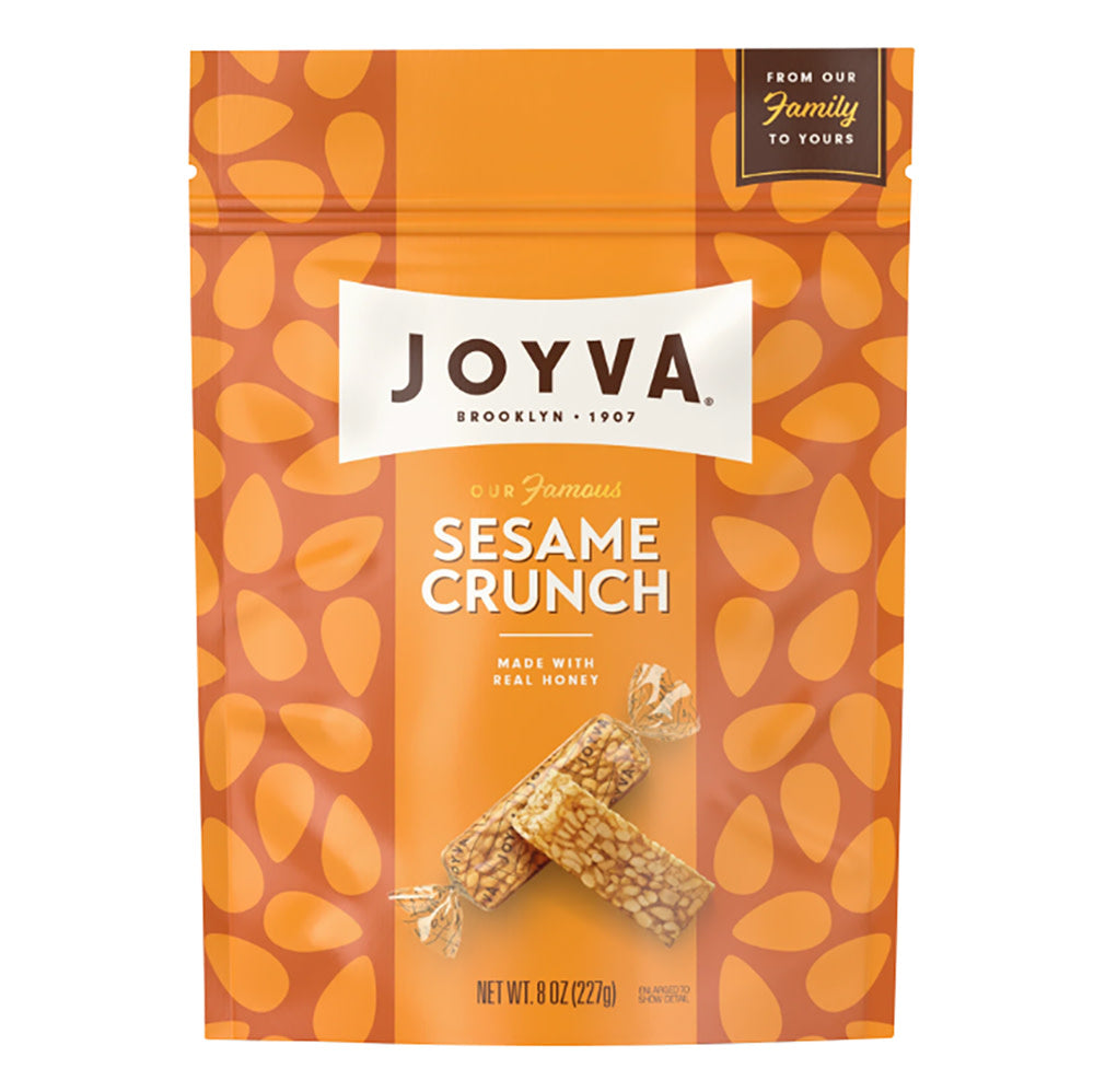 Wholesale Joyva Sesame Crunch Bite Sized Bars 8 Oz Pouch- Bulk