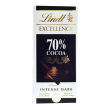 Wholesale Lindt Excellence 70% Cocoa Intense Dark Chocolate 3.5 Oz Bar- Bulk