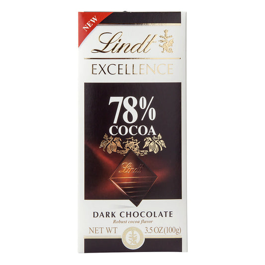 Wholesale Lindt Excellence 78 % Cocoa Dark Chocolate 3.5 Oz Bar- Bulk