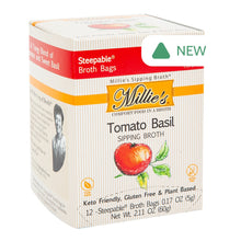 Wholesale Millie'S Sipping Broth Tomato Basil 12 Count Box- Bulk