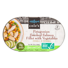 Wholesale Cole’S Patagonian Salmon Smoked Fillet With Vegetables 5.6 Oz Tin- Bulk