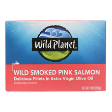 Wholesale Wild Planet Wild Smoked Pink Salmon Fillets 3.9 Oz Can- Bulk