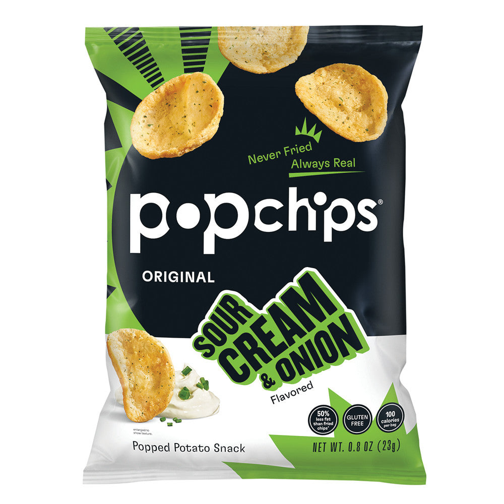 Popchips Sour Cream & Onion 0.8 Oz Pouch
