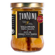 Wholesale Tonnino Olive Oil With Truffle Yellowfin Tuna Fillets 6.3 Oz Jar- Bulk