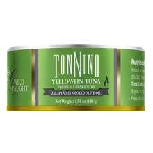 Wholesale Tonnino Jalapeno In Smoked Olive Oil Yellowfin Tuna Chunks 4.9 Oz Tin- Bulk