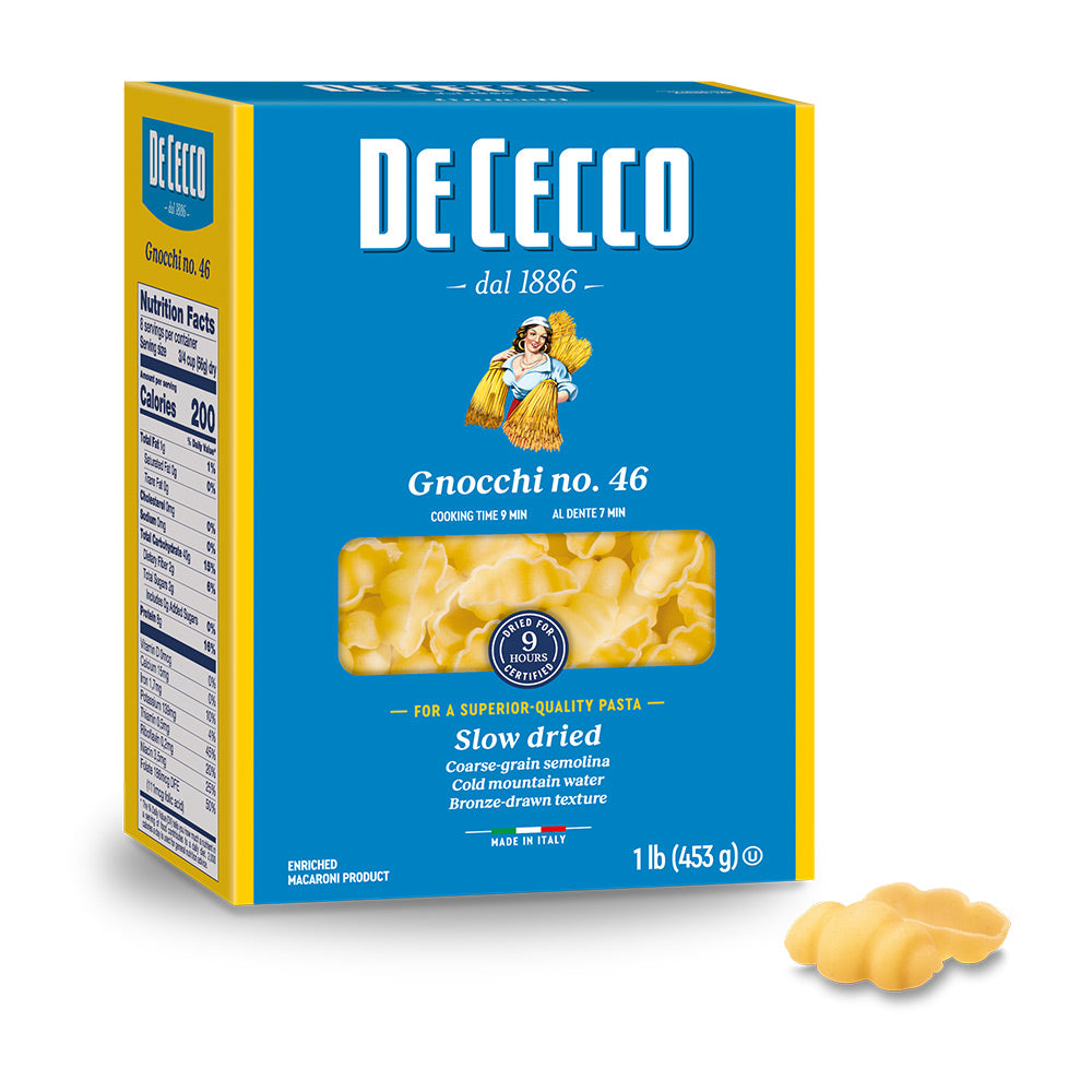 Wholesale De Cecco Gnocchi Dry Pasta #46 | 1 lb- Bulk