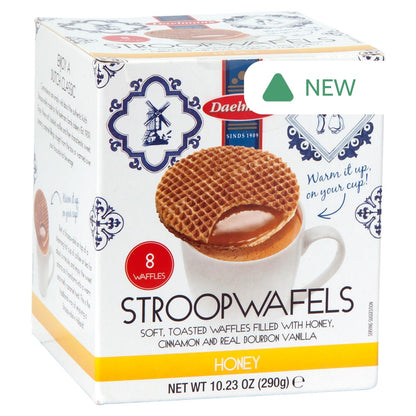 Wholesale Daelmans Honey Stroopwafels 10.23 Oz Box- Bulk