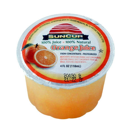 Wholesale Suncup Case 4Oz Frozen Orange Juice Cup- Bulk