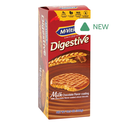 Wholesale Mcvitie'S Milk Chocolate Covered Digestive Wheat Biscuits 10.5 Oz Box- Bulk
