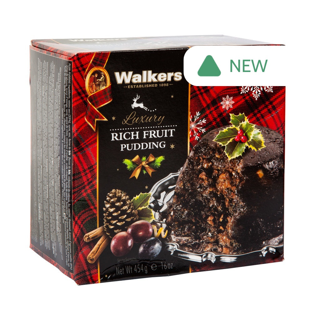 Wholesale Walkers Rich Fruit Pudding 16 Oz Box- Bulk