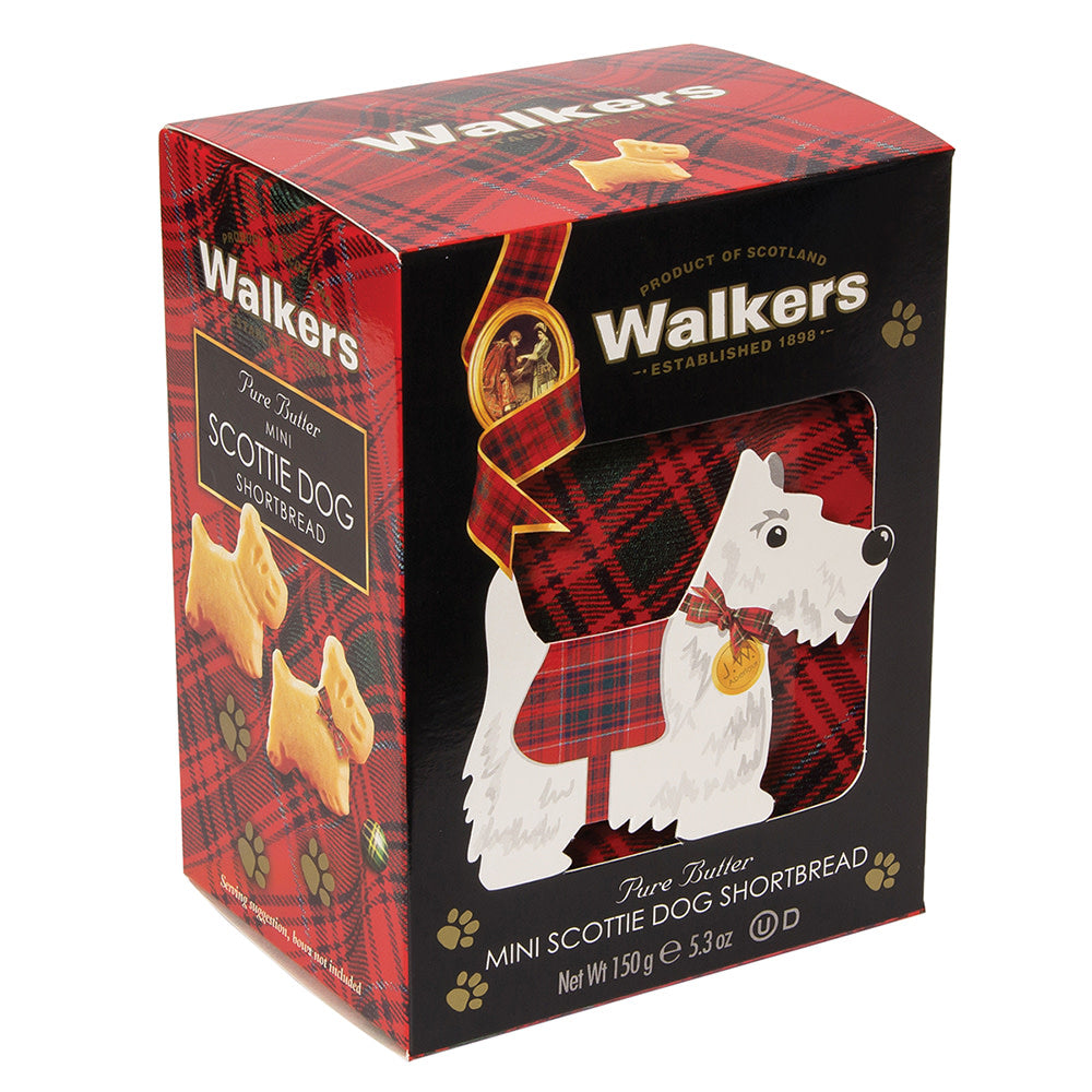 Wholesale Walkers Shortbread Cookie 3D Scottie Dog Tin 5.3 Oz Box- Bulk