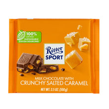 Wholesale Ritter Crunchy Salted Caramel 3.5 Oz Bar- Bulk