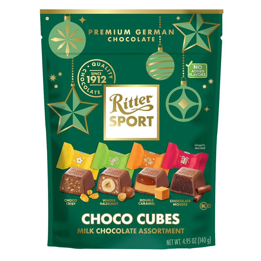 Wholesale Ritter - Hoiday - Mixed Chocolate Cubes Bag - 4.95Oz - Pk6- Bulk