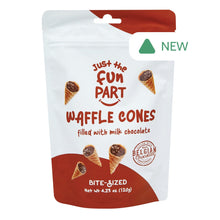 Wholesale Just The Fun Part Milk Chocolate Mini Waffle Cones 4.23 Oz Peg Bag- Bulk