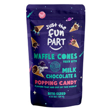 Wholesale Just The Fun Part Milk Chocolate And Popping Candy Waffle Cones 4.23 Oz Bag- Bulk