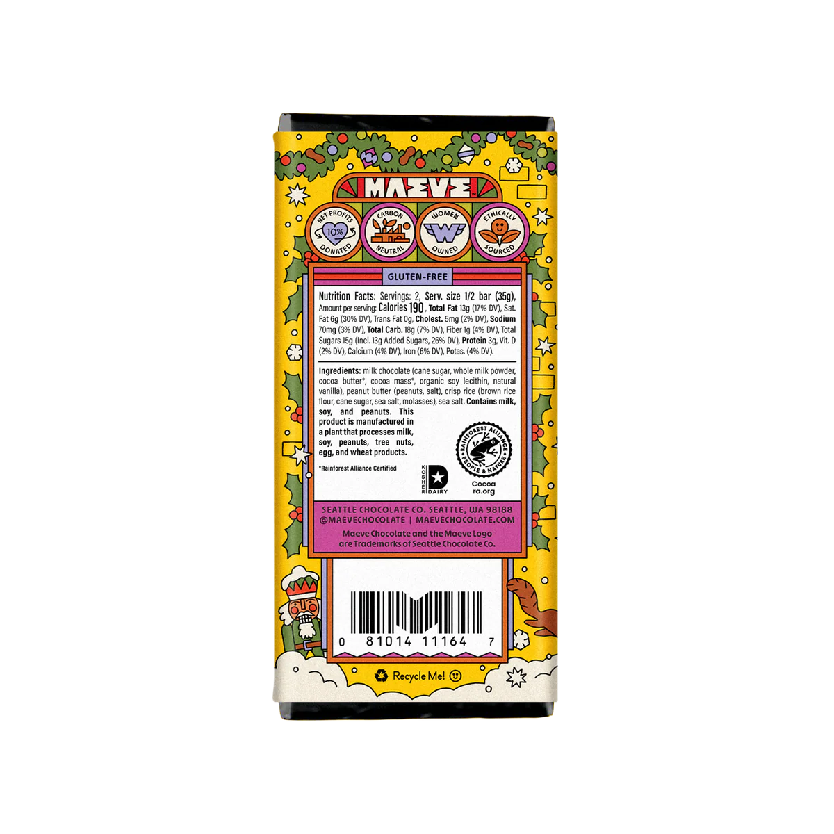 Wholesale Maeve Peanut Butter Fly Truff Bar- Bulk