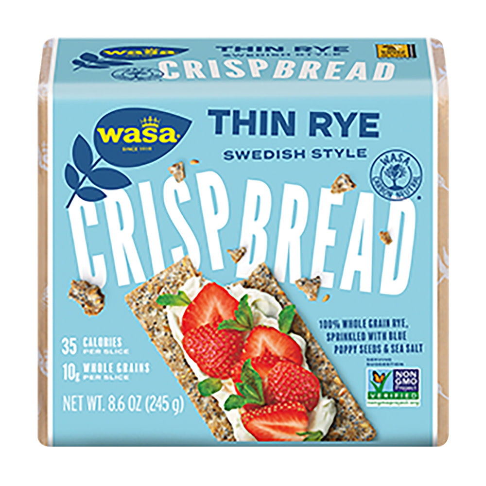 Wholesale Wasa Thin Rye Crispbread 8.6 Oz- Bulk