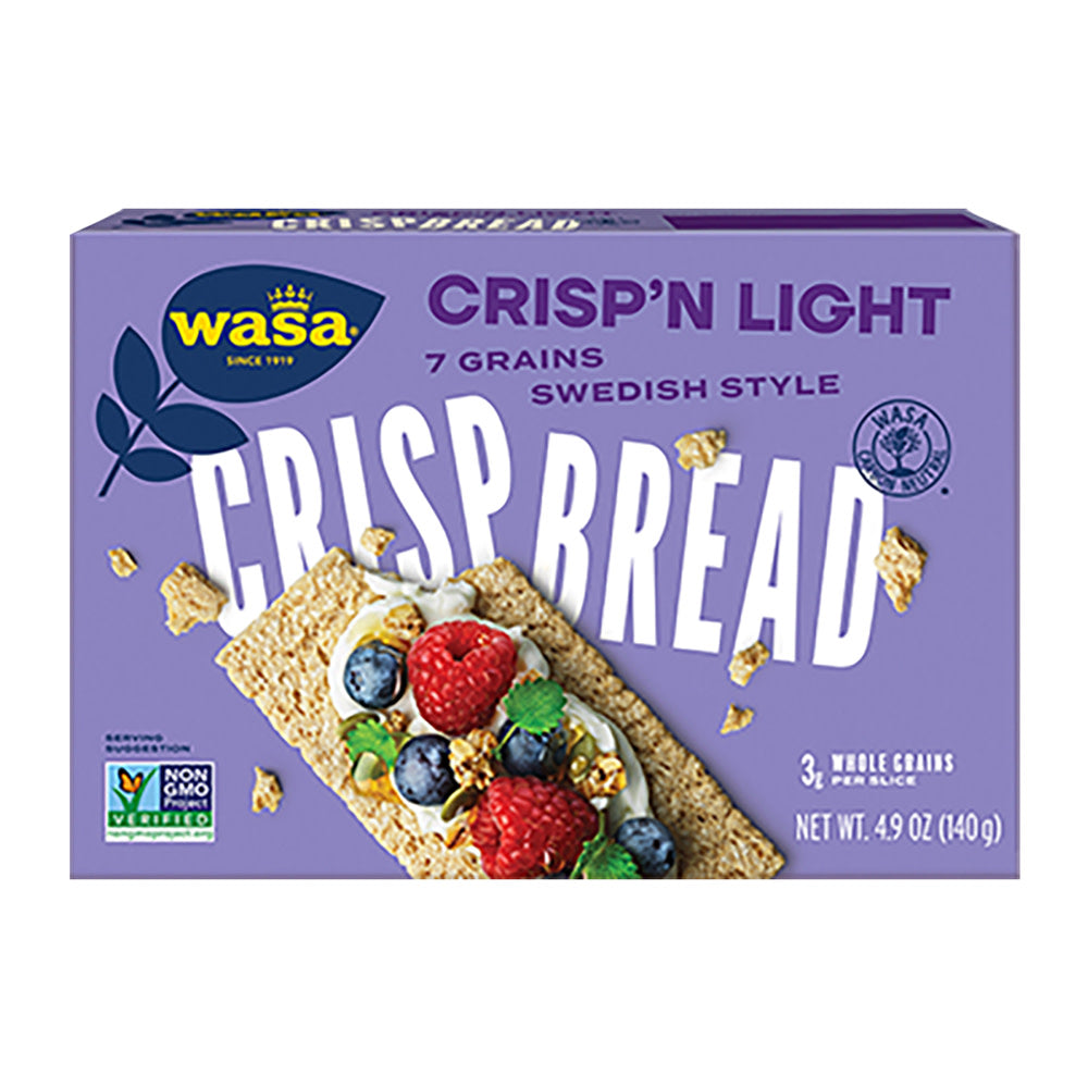 Wholesale Wasa Crisp'N Light 7 Grain Crispbread 4.9 Oz Box- Bulk