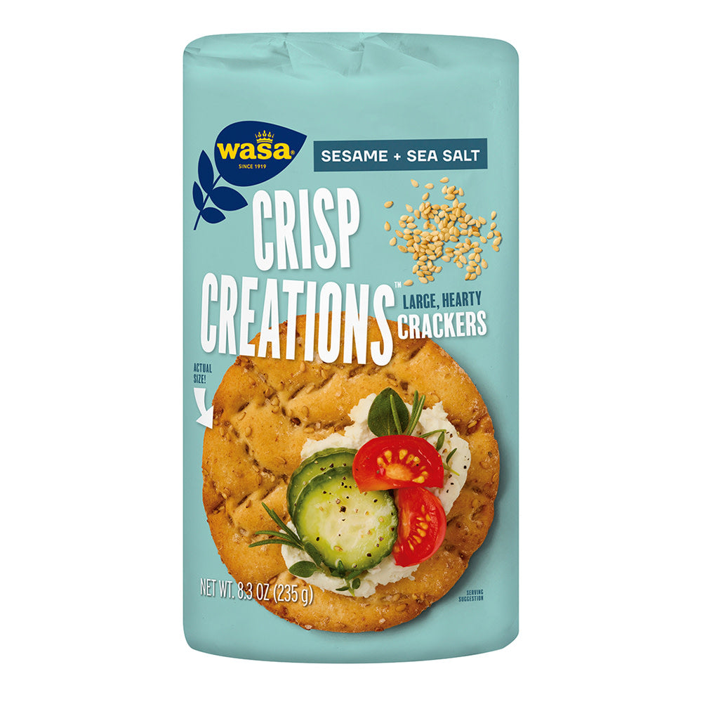 Wholesale Wasa Crisp Creations Sesame Sea Salt 8.3 Oz- Bulk