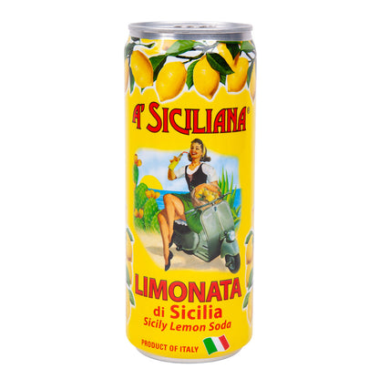 Wholesale A'Siciliana Limonata Soda 6 Pack 11.5 Oz Can- Bulk