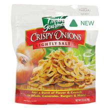 Wholesale Fresh Gourmet Lighty Salted Crispy Onions 3.5 Oz Pouch- Bulk